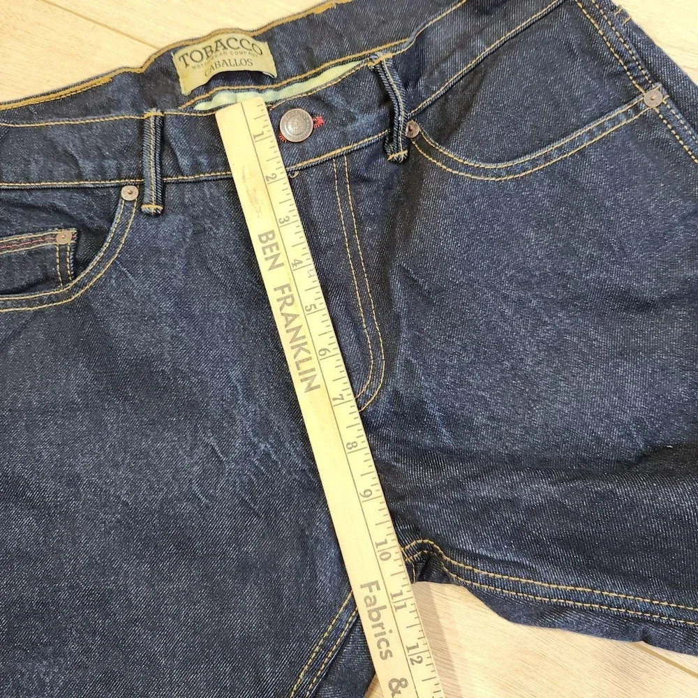 Tobacco Motorwear Caballos Jeans Mens 32x30 Blue Riding Moto Motorcycle Denim